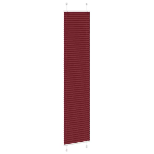  pliszírozott redőny Bordeaux piros 50x200 cm szövetszélesség