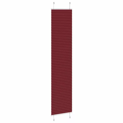  pliszírozott redőny Bordeaux piros 50x200 cm szövetszélesség