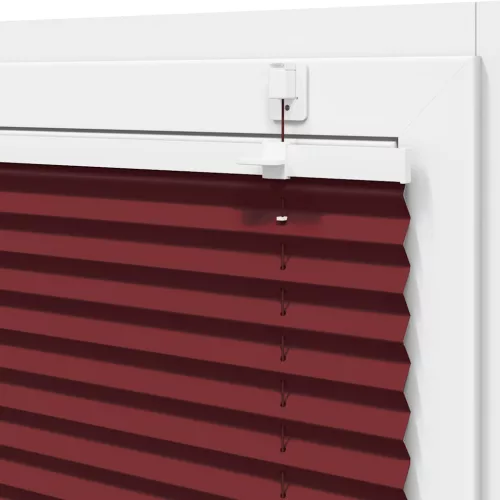  pliszírozott redőny Bordeaux piros 50x200 cm szövetszélesség