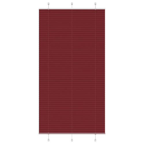  pliszírozott redőny Bordeaux piros 105x200 cm szövetszélesség