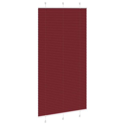  pliszírozott redőny Bordeaux piros 105x200 cm szövetszélesség