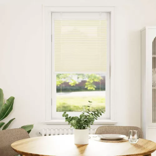  pliszírozott redőny krém 55x150 cm szövetszélesség 54,4 cm