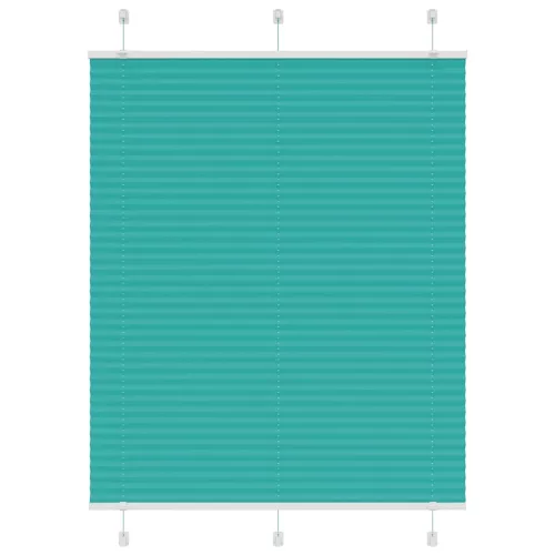  pliszírozott redőny Benzinzöld 105x100 cm szövetszélesség