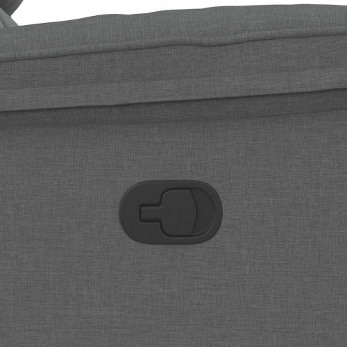  sötétszürke szövet dönthető masszázsfotel