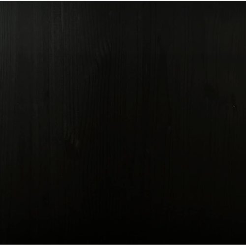  MOSS fekete tömör fenyőfa görgős szekrény fiókokkal