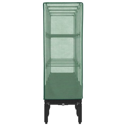  rattan megjelenésű magaságyás melegháztakaróval 160x40x140 cm