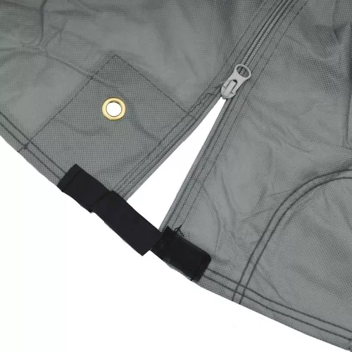  Lakókocsihuzat szürke 460x250x220 cm nem szőtt szövetből