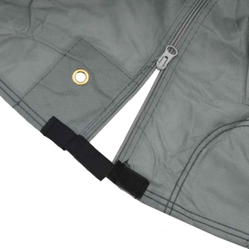  lakóautó huzatok szürke 570x235x275 cm nem szőtt szövet