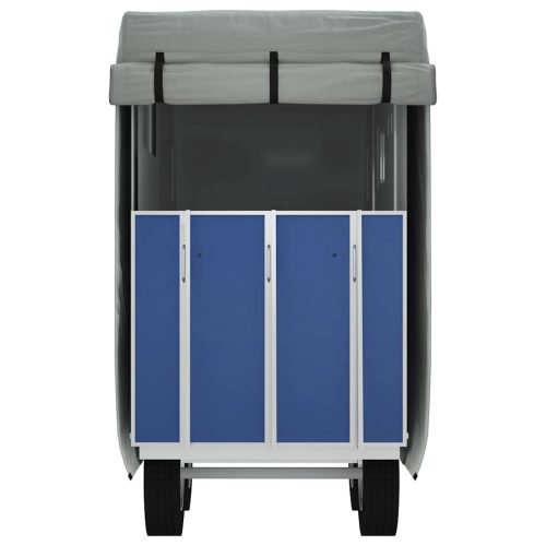  ló utánfutó huzat szürke 376x168x240 cm nem szőtt szövet