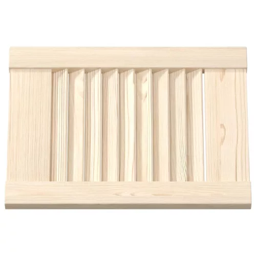 tömör fenyőfa lamellás szekrényajtó 39,5x29,5 cm