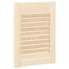  2 db tömör fenyőfa lamellás szekrényajtó 39,5x29,5 cm