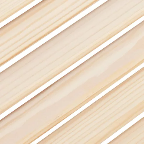  tömör fenyőfa lamellás szekrényajtó 61,5x29,5 cm