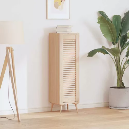  tömör fenyőfa lamellás szekrényajtó 99x29,5 cm