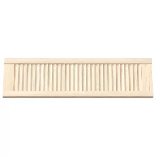  4 db tömör fenyőfa lamellás szekrényajtó 99x29,5 cm