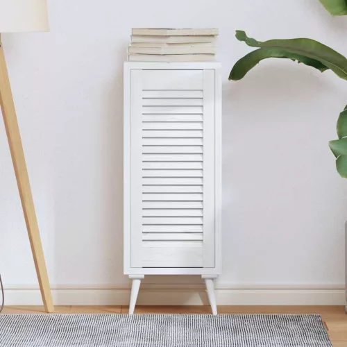  fehér lamellás szekrényajtó 69 x 29,5 cm