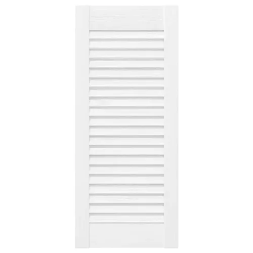  fehér lamellás szekrényajtó 69 x 29,5 cm