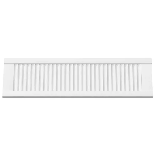  4 db fehér lamellás szekrényajtó 99 x2 9,5 cm