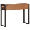  konzolasztal többszínű 100x35x75cm tömörfa újrahasznosított fa
