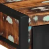 konzolasztal többszínű 100x35x75cm tömörfa újrahasznosított fa