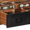  konzolasztal többszínű 100x35x75cm tömörfa újrahasznosított fa