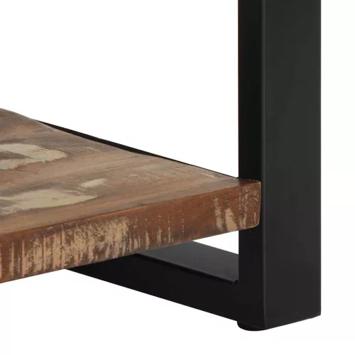  konzolasztal többszínű 100x35x75cm tömörfa újrahasznosított fa