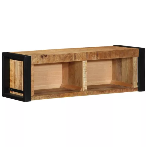  tömör nyers mangófa TV-szekrény 80x30x25 cm