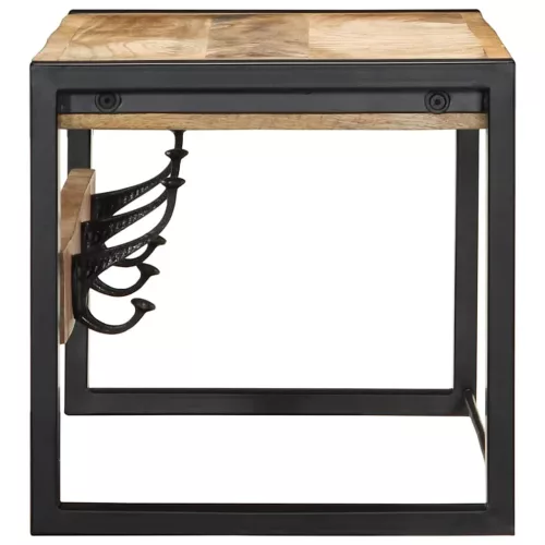  tömör nyers mangófa fogas 80x35x35 cm