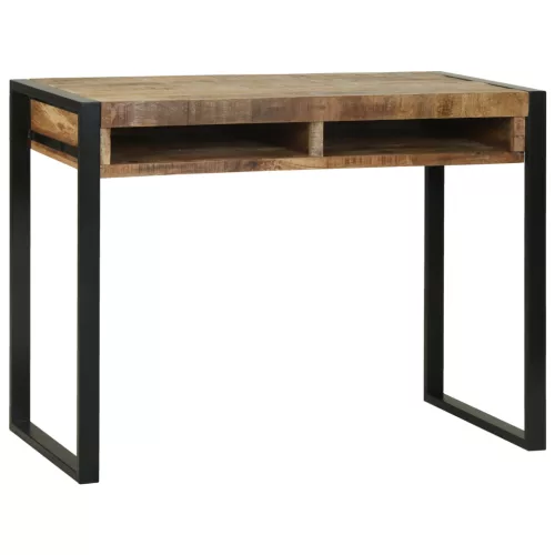  Sminktükör asztal 100x50x75 cm Tömör durva mangófából