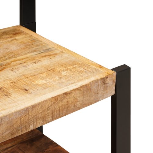  Valet állvány 40x40x90 cm Tömör Durva Fa Mangó