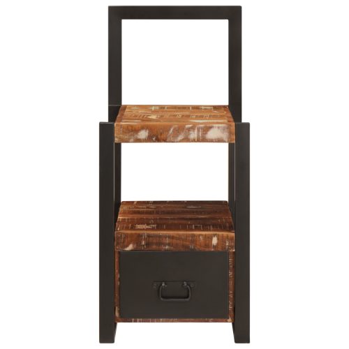  Valet állvány Többszínű 40x40x90 cm Szilárd Fa Újrahasznosított