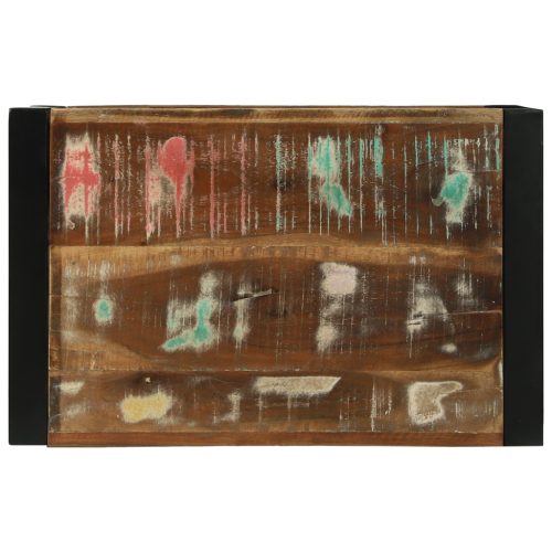  Fali Kocka 55x35x40 cm Tömör Fa Újrahasznosított