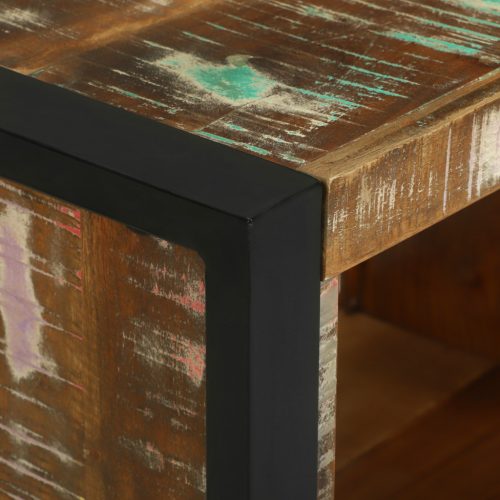  Fali Kocka 55x35x40 cm Tömör Fa Újrahasznosított