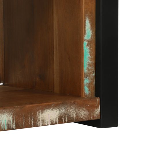  Fali Kocka 55x35x40 cm Tömör Fa Újrahasznosított