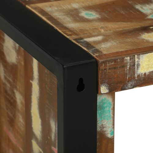  Fali Kocka 55x35x40 cm Tömör Fa Újrahasznosított