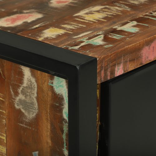  Mosdószekrény 55x35x60 cm Tömör fa újrahasznosított