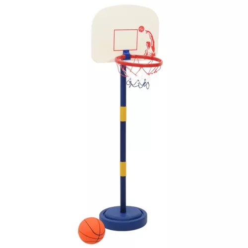  kosárlabda állvány labdával és pumpával Állítható 90/121 cm