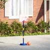  kosárlabda állvány labdával és pumpával Állítható 90/121 cm