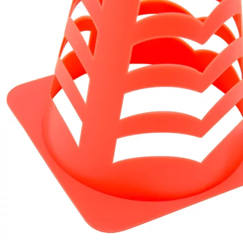  6 db egymásra rakható narancs foci jelölő kúp 13 x 13 x 22,5 cm