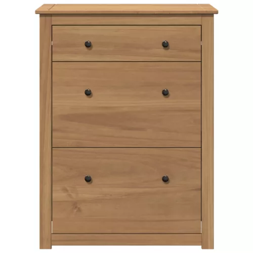  Panama tömör fenyőfa cipőtároló szekrény 80 x 35 x 105 cm