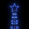  kék LED karácsonyfa tüskékkel 1534 LED 500 cm