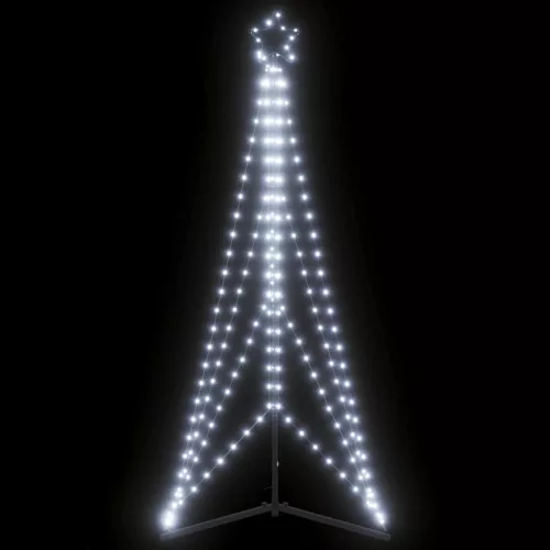  hideg fehér LED karácsonyfa 363 LED 182 cm