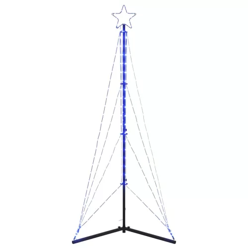  kék LED karácsonyfa 363 LED 182 cm