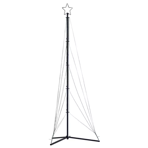  hideg fehér LED karácsonyfa 525 LED 302 cm