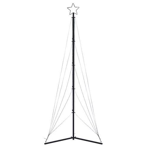  hideg fehér LED karácsonyfa 525 LED 302 cm