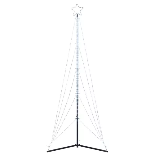  hideg fehér LED karácsonyfa 525 LED 302 cm
