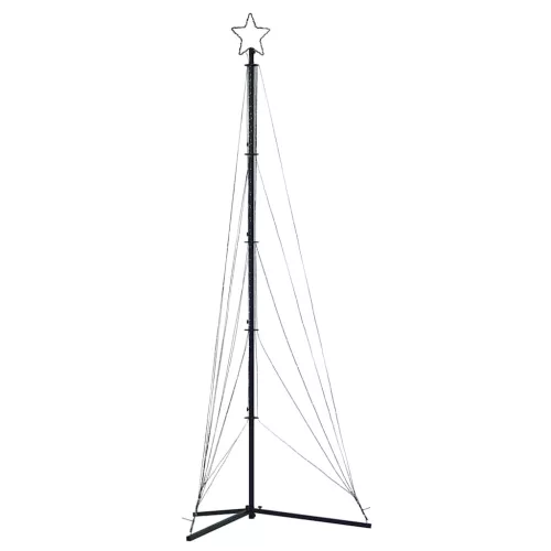  színes LED karácsonyfa 525 LED 302 cm