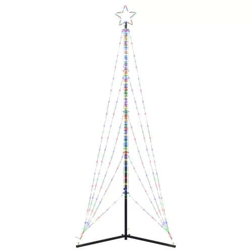  színes LED karácsonyfa 525 LED 302 cm