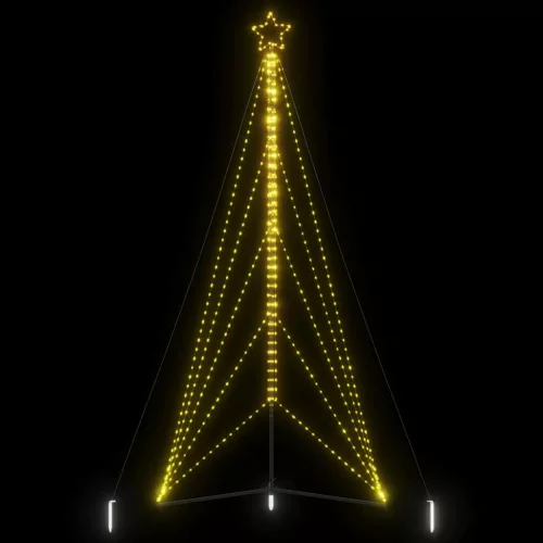  meleg fehér LED karácsonyfa 615 LED 404,5 cm