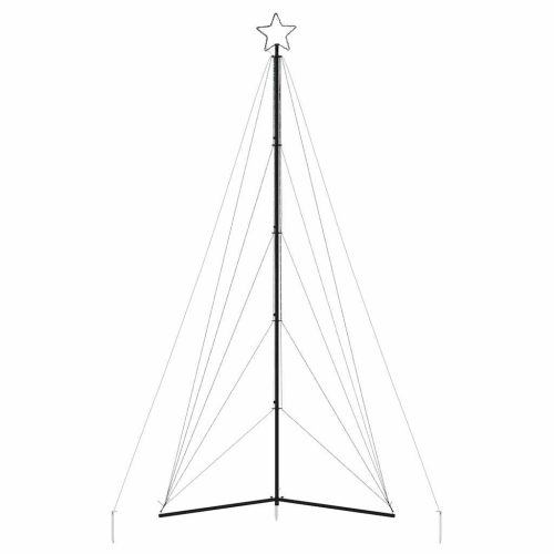  hideg fehér LED karácsonyfa 615 LED 404,5 cm