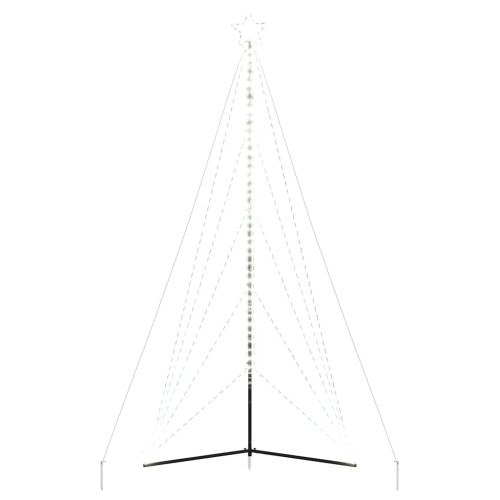  hideg fehér LED karácsonyfa 615 LED 404,5 cm